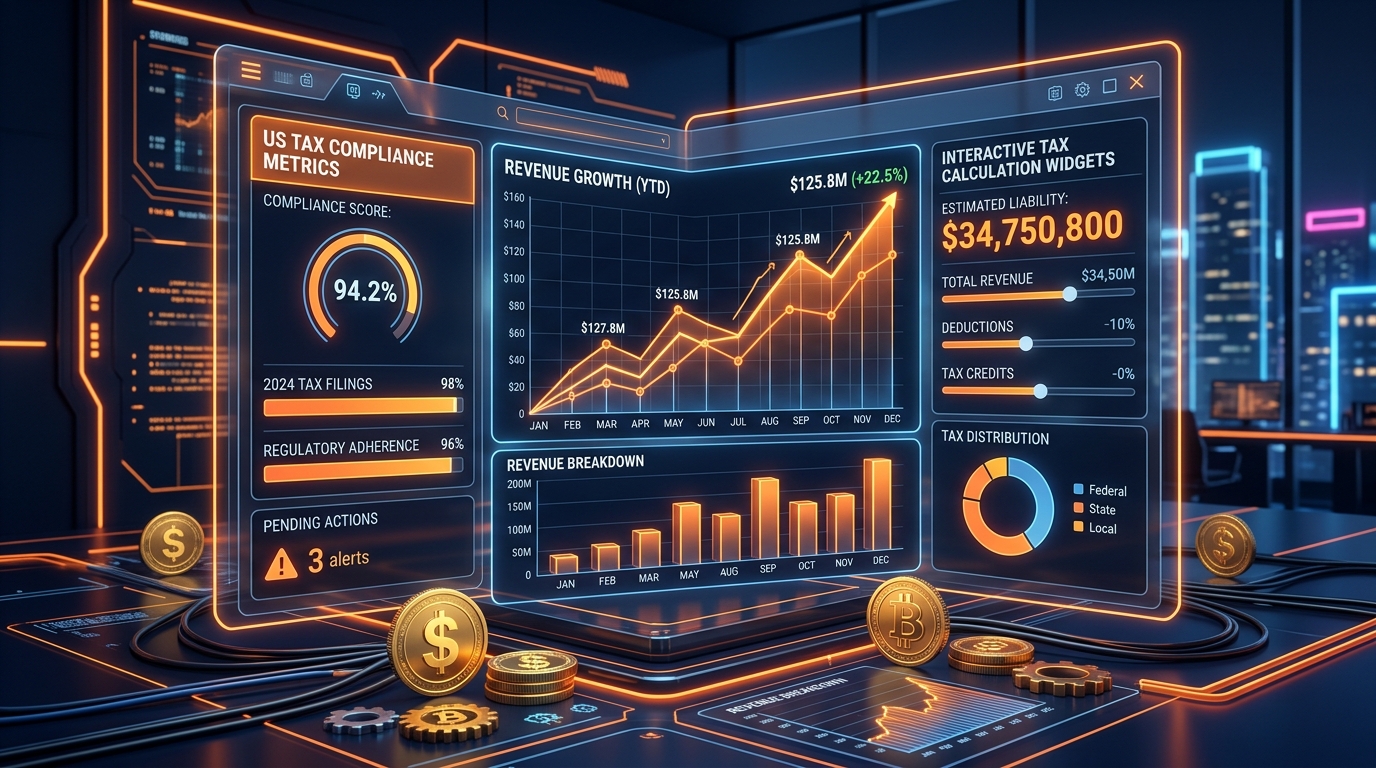 US Financial & Tax Dashboard